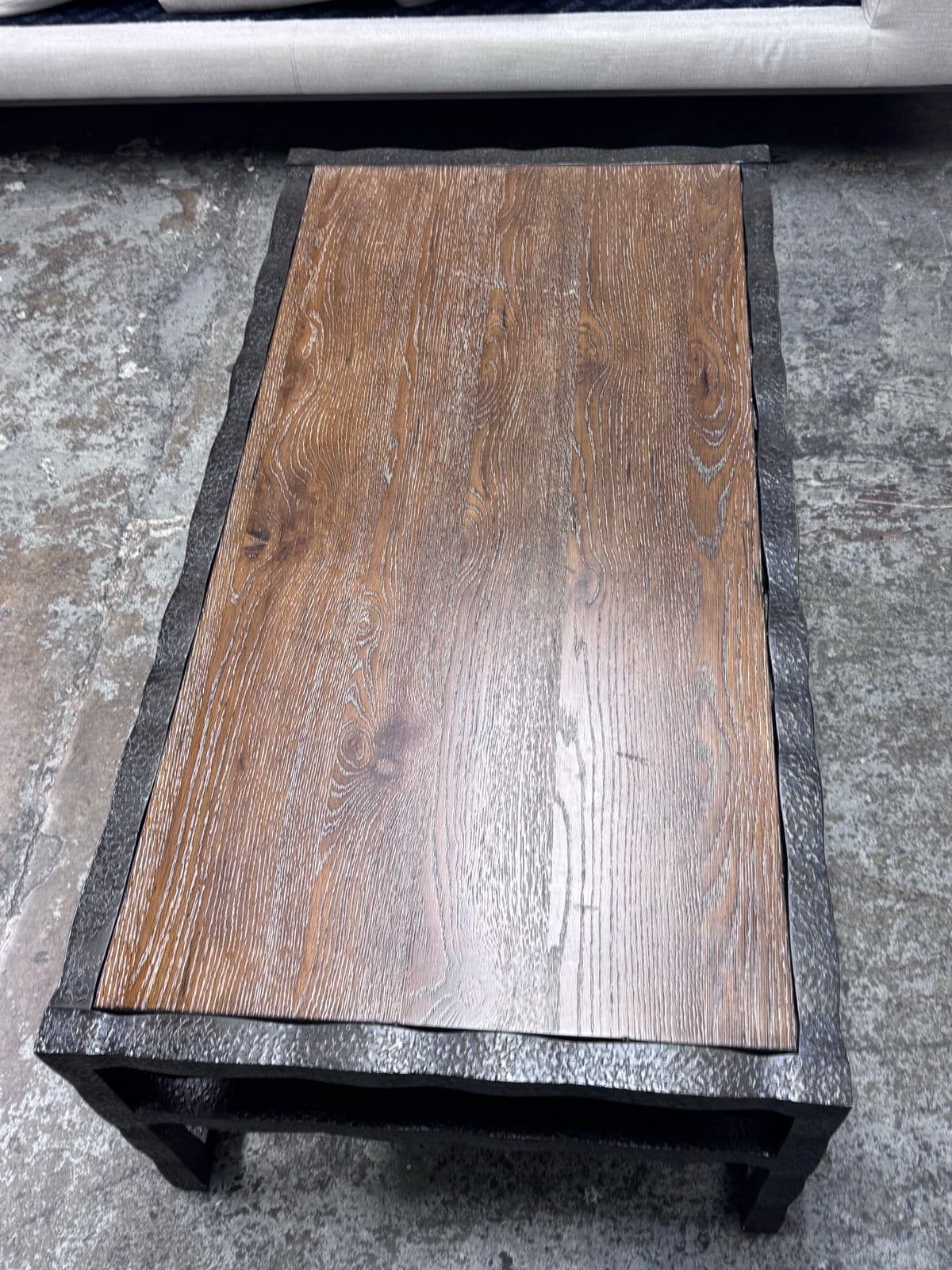 Bassett Furniture Wood + Metal Tiered Coffee Table - Thumbnail 7