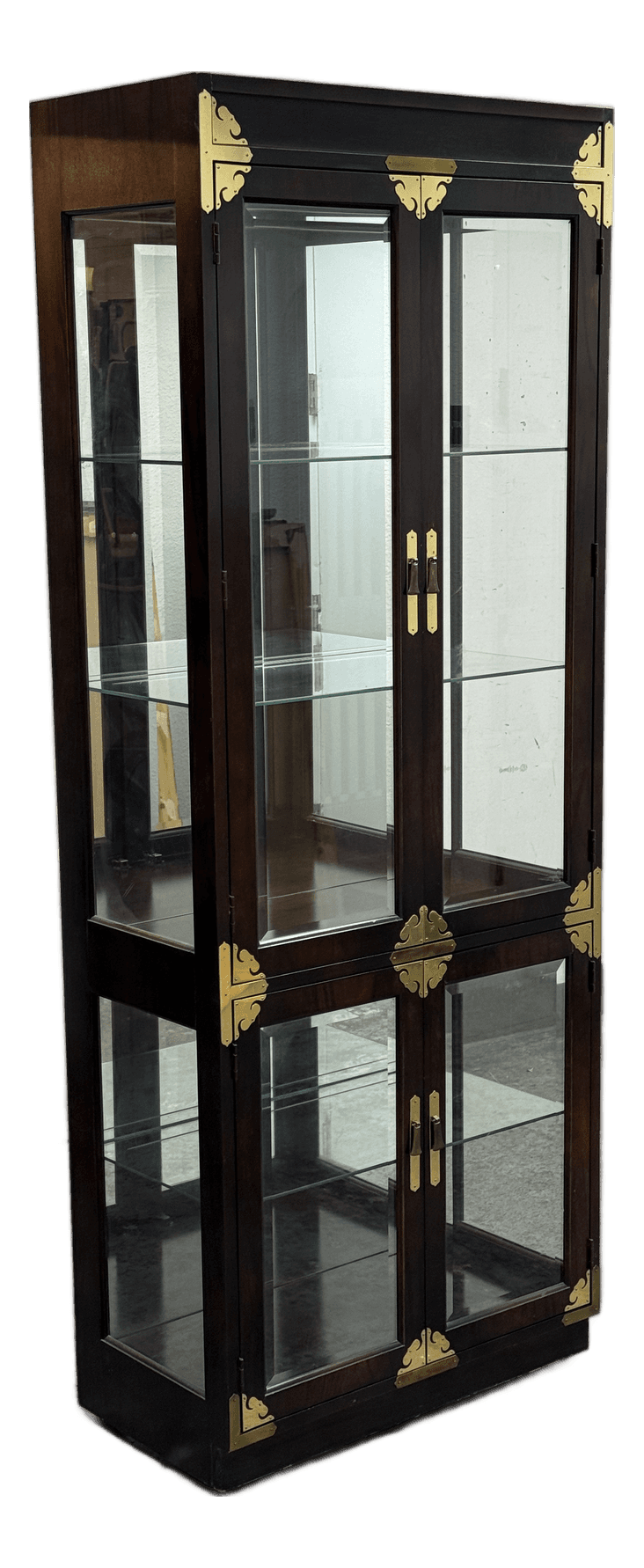 Late 20th Century Chinoiserie Curio/Display Case - Thumbnail 2