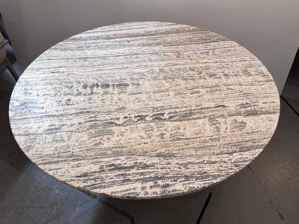 Universal Furniture Modern Meadow White Travertine Dining Table - Thumbnail 10