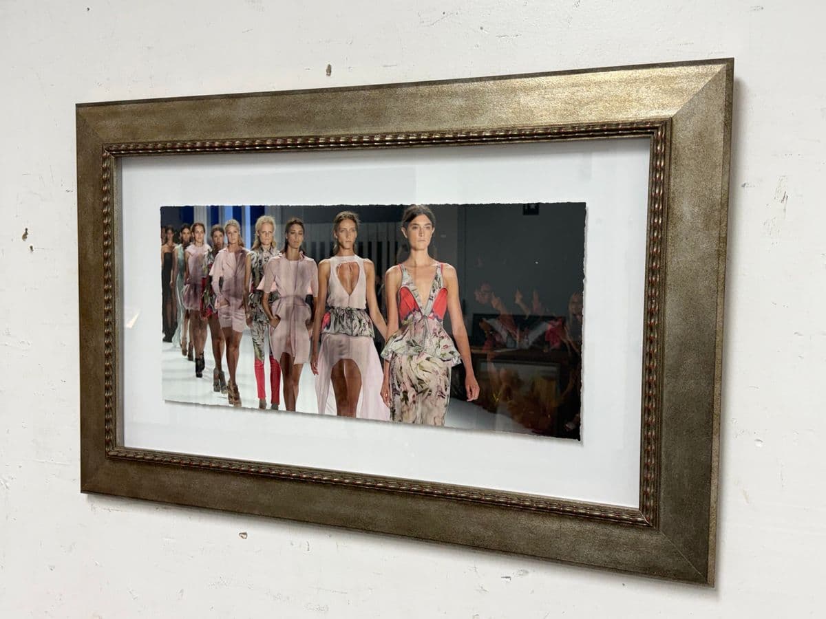 Vera Wang Spring/Summer Collection Fashion Show Print, Framed - Thumbnail 3