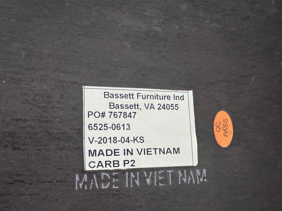 Bassett Furniture Wood + Metal Tiered Coffee Table - Thumbnail 13