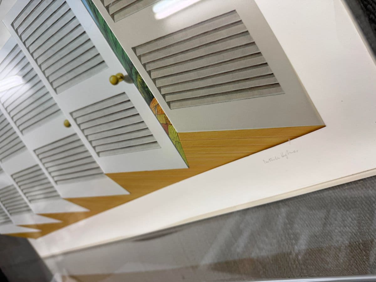 Circa 2003 Patrick Hughes "Shutters" Original Art Work, Signed - Thumbnail 10