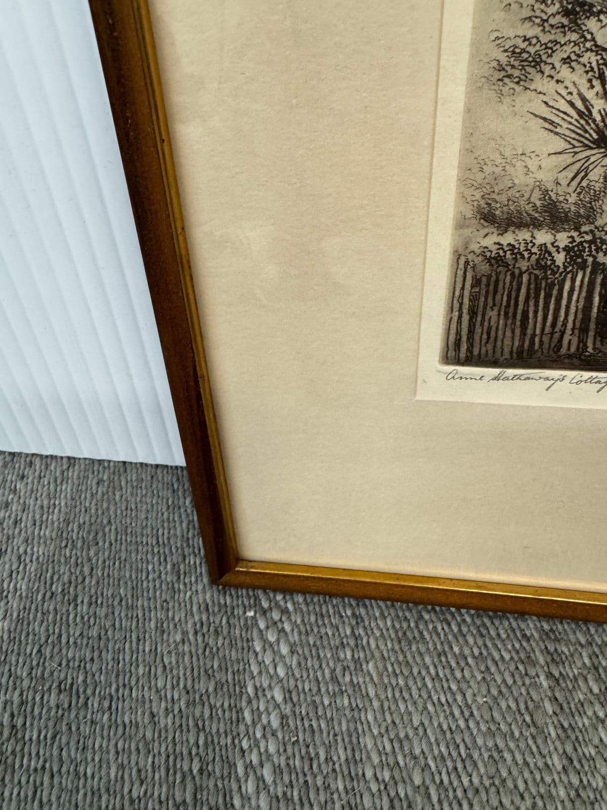 Cecil Forbes for Dickens' Old Curiosity Shop Anne Hathaway's Cottage Etching, Signed - Thumbnail 9