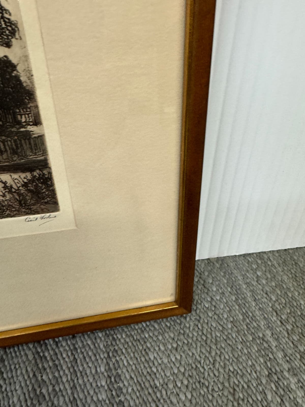 Cecil Forbes for Dickens' Old Curiosity Shop Anne Hathaway's Cottage Etching, Signed - Thumbnail 10