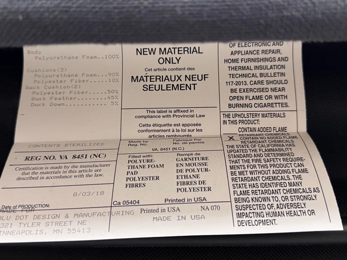 Queen Size Blu Dot Mono Sleeper Sofa - Thumbnail 13