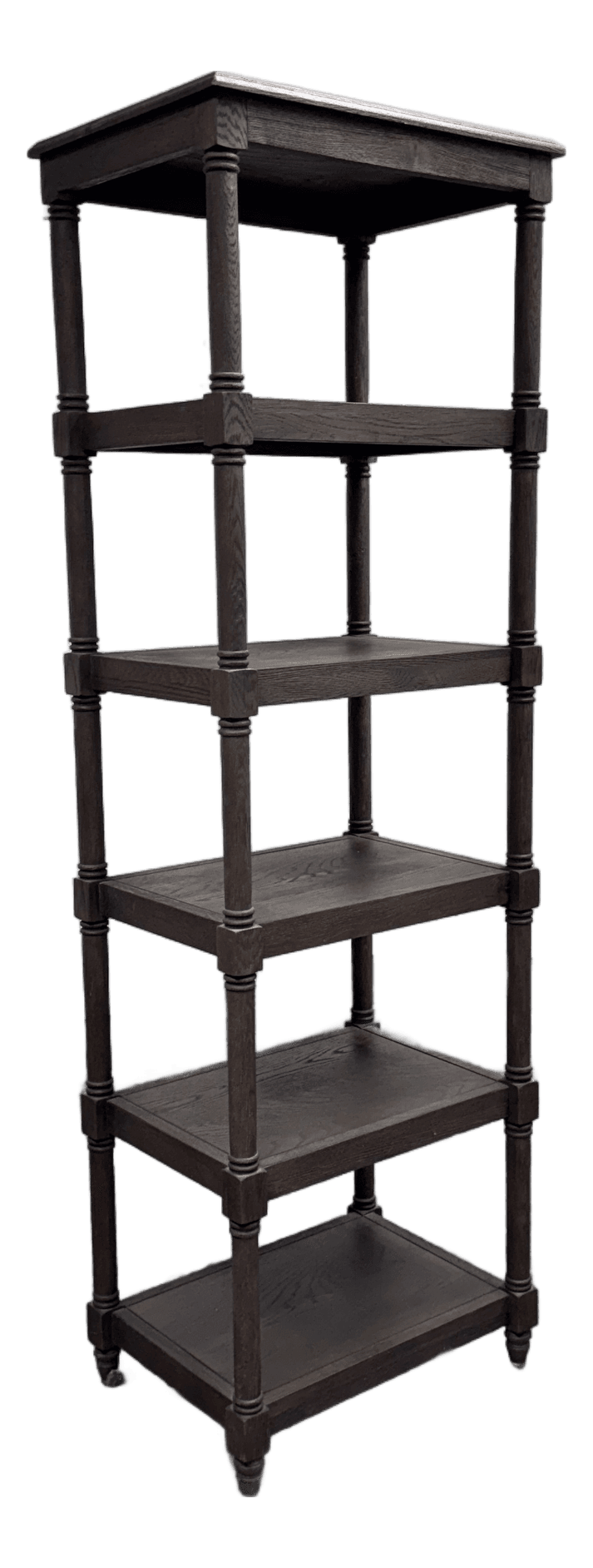 Restoration Hardware Weathered Oak Wood Etagere - Thumbnail 2
