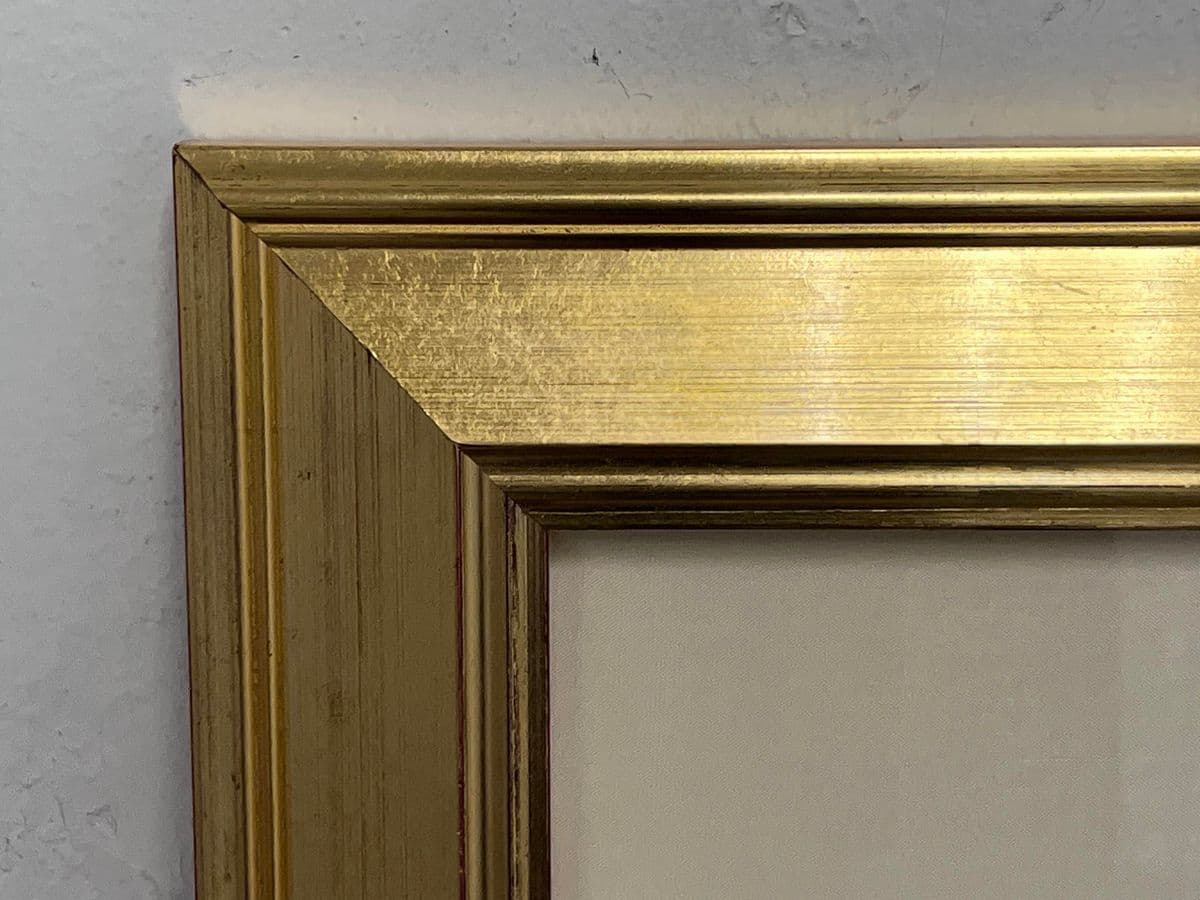 Circa 1965 Richard Merkin "Imaginary Portrait of Michael Frimkiss" Original Mixed Media Art Work, Framed - Thumbnail 5