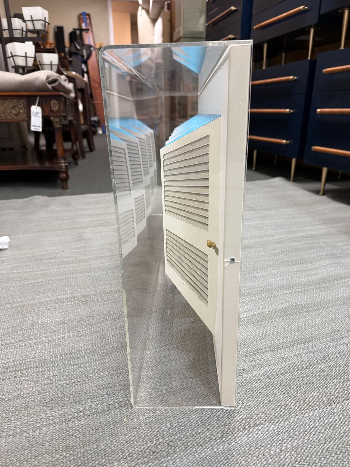 Circa 2003 Patrick Hughes "Shutters" Original Art Work, Signed - Thumbnail 9