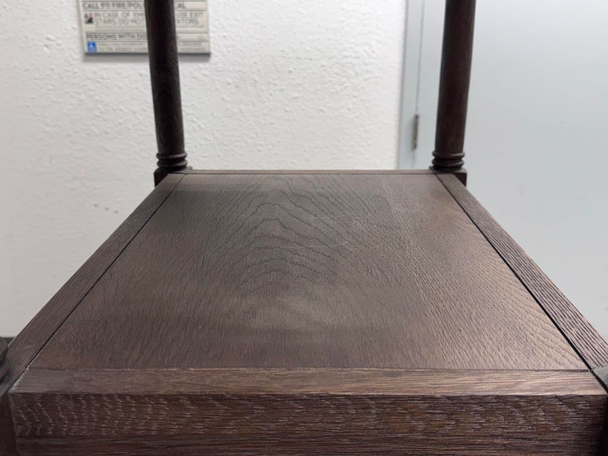 Restoration Hardware Weathered Oak Wood Etagere - Thumbnail 11