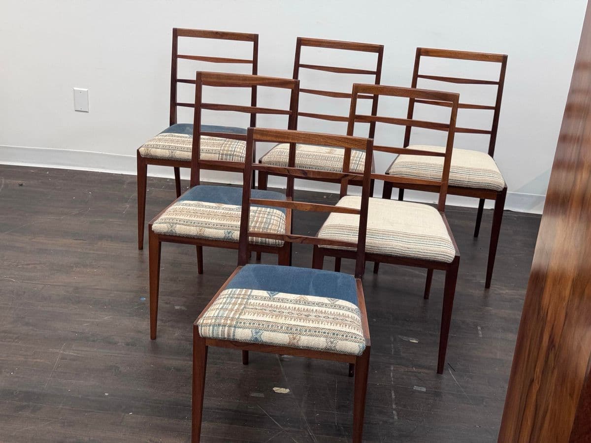 Mid 20th Century A. H. McIntosh Dunvegan Dining Chairs, Set of Six - Thumbnail 4