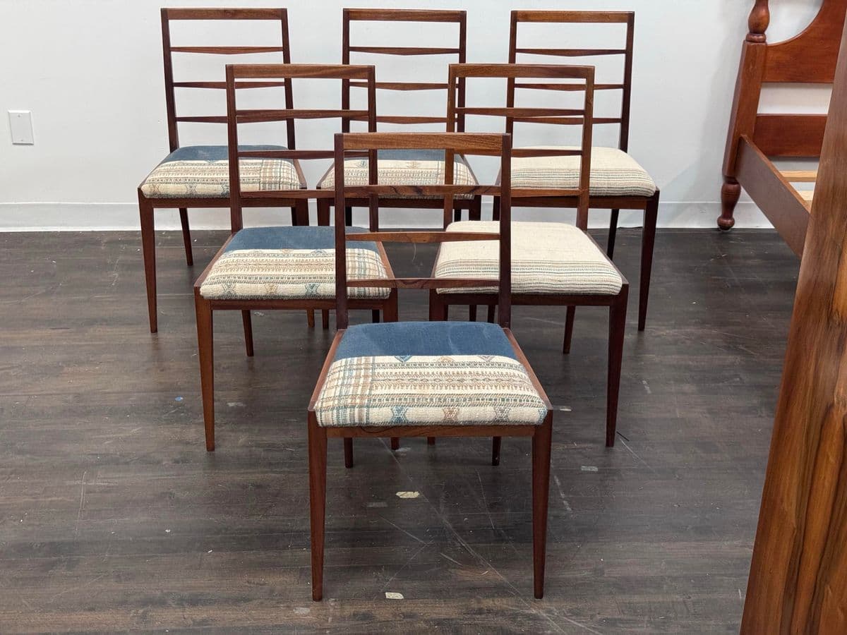 Mid 20th Century A. H. McIntosh Dunvegan Dining Chairs, Set of Six - Thumbnail 3