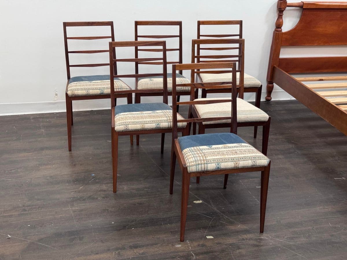 Mid 20th Century A. H. McIntosh Dunvegan Dining Chairs, Set of Six - Thumbnail 6