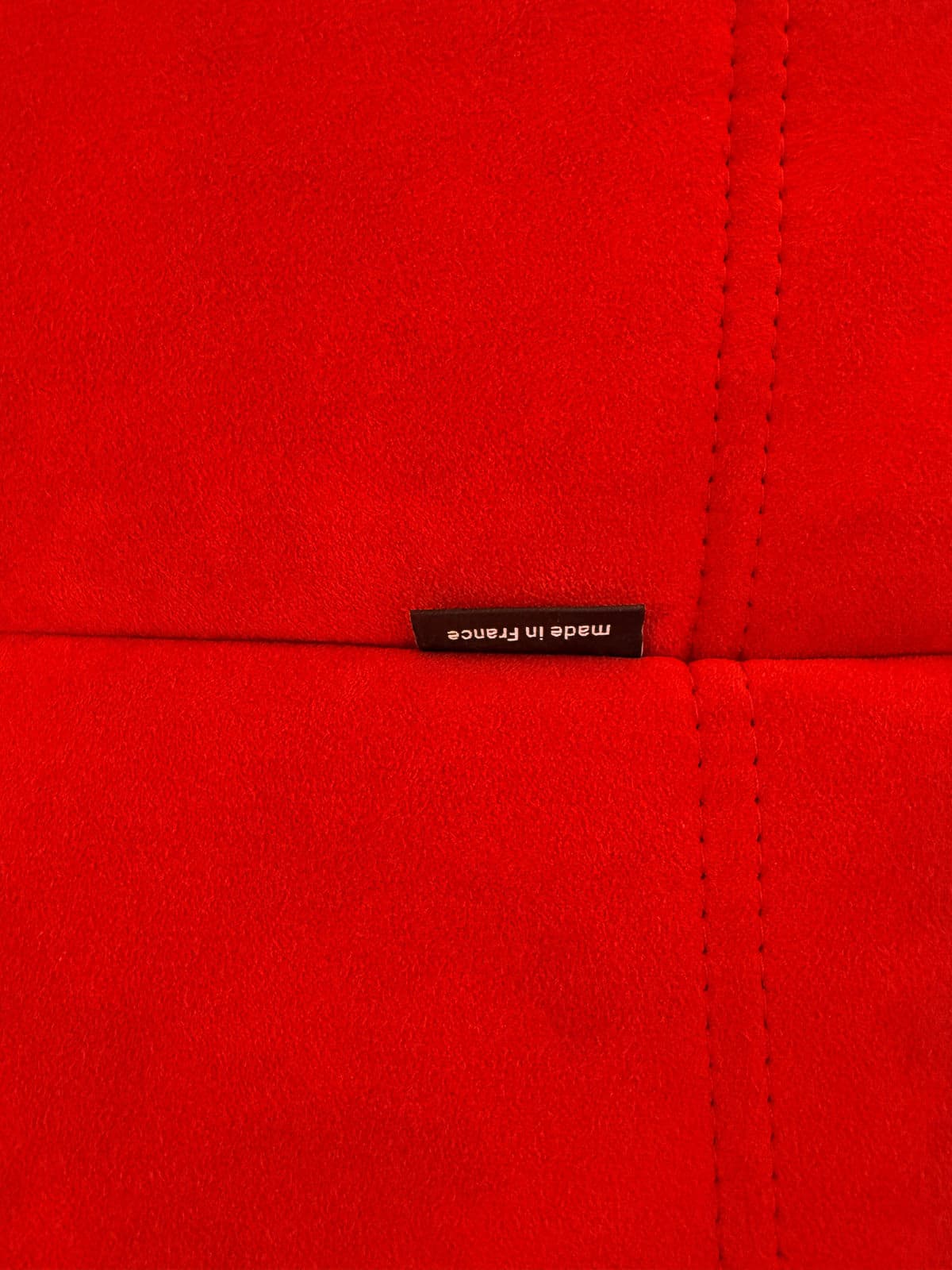 Michel Ducaroy for Ligne Roset Togo Armless Loveseat, Alcantara Goya Red - Thumbnail 5