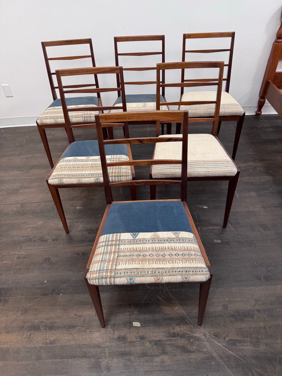 Mid 20th Century A. H. McIntosh Dunvegan Dining Chairs, Set of Six - Thumbnail 10
