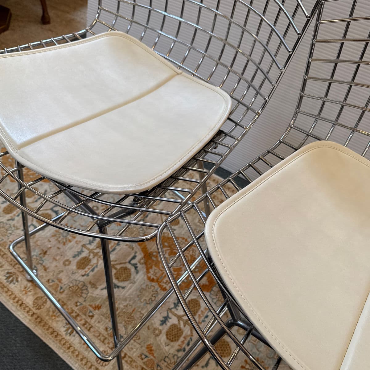 Harry Bertoia for Knoll Bertoia Counter Stools, Pair - Thumbnail 13