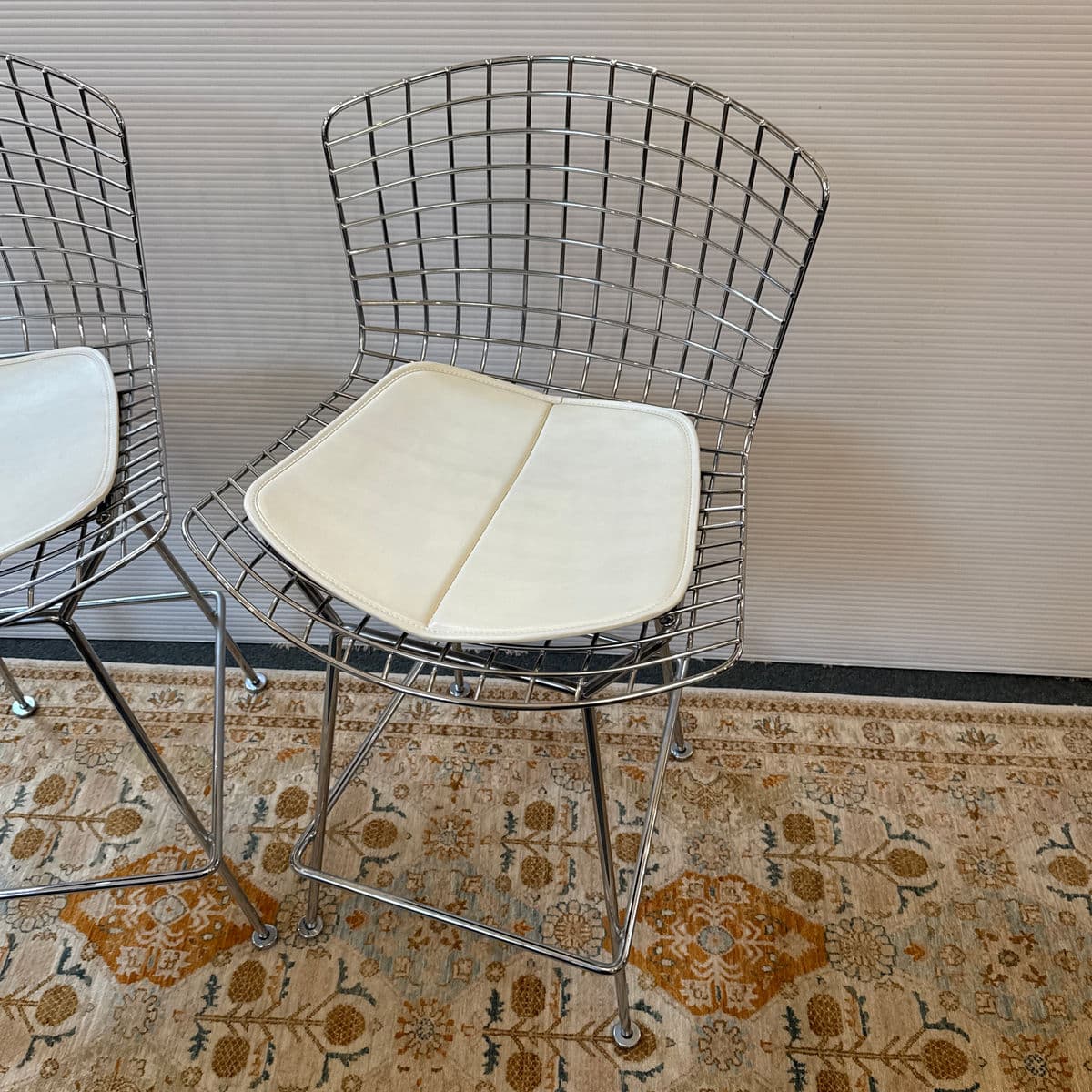 Harry Bertoia for Knoll Bertoia Counter Stools, Pair - Thumbnail 8