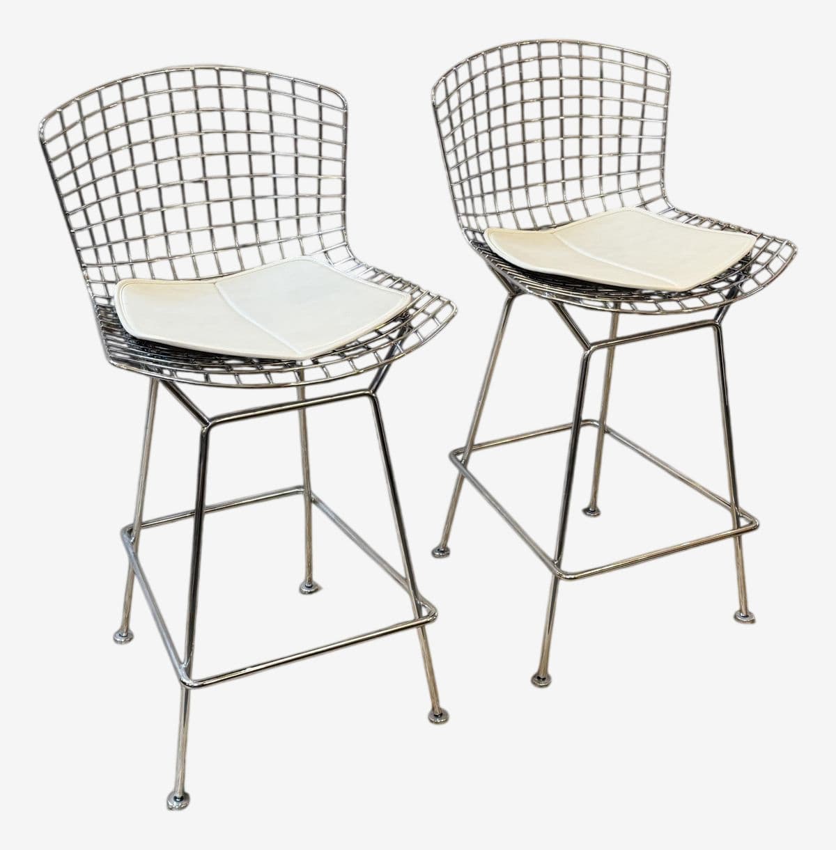 Harry Bertoia for Knoll Bertoia Counter Stools, Pair - Image 1