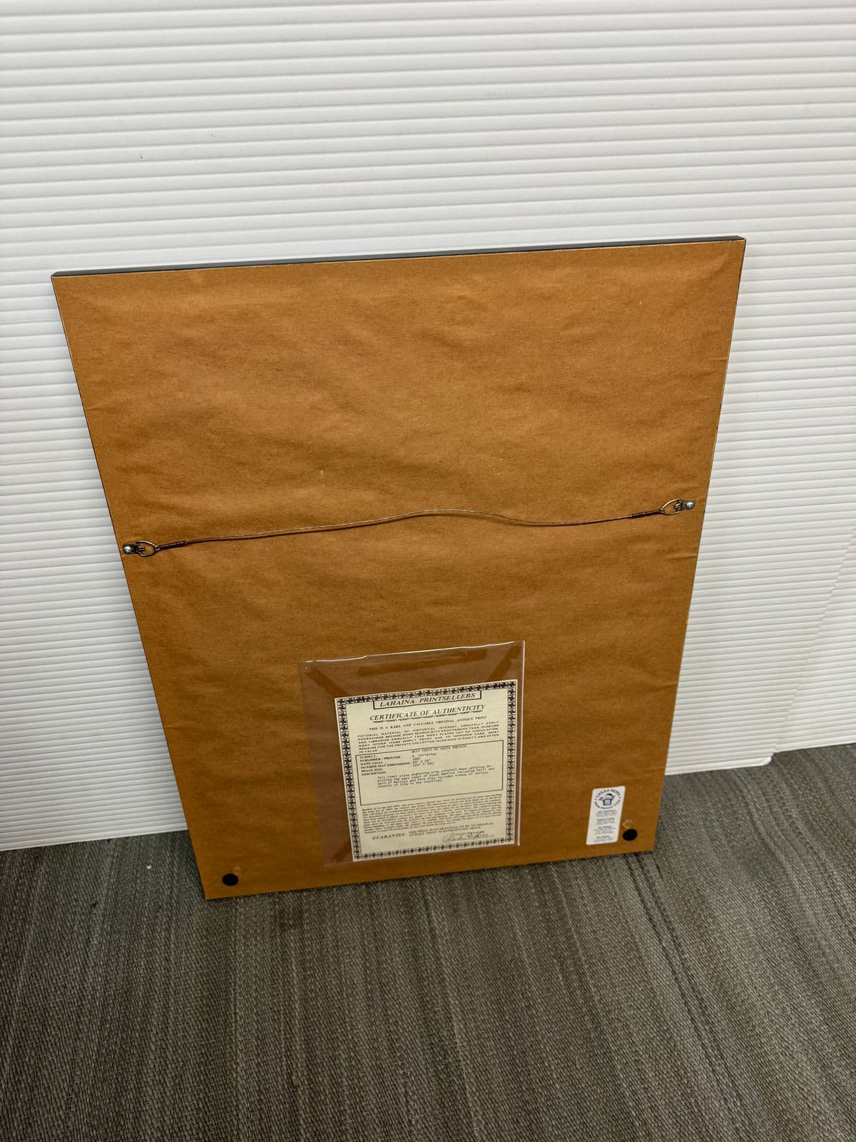 Circa 1860 West Coast of South America Original Print + Certificate of Authenticity - Thumbnail 5