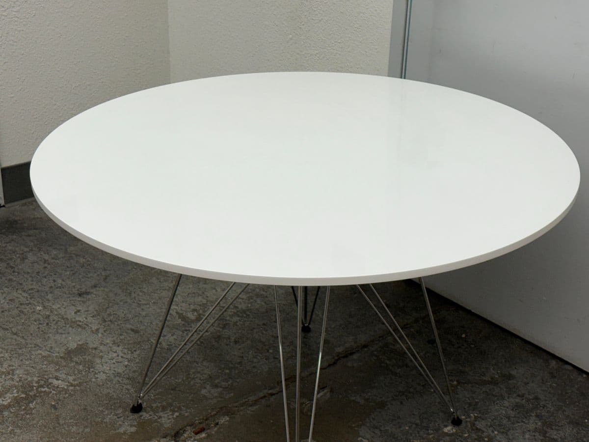 Mid Century Modern Round Dining Table - Thumbnail 9