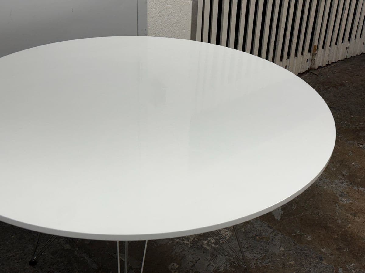 Mid Century Modern Round Dining Table - Thumbnail 6