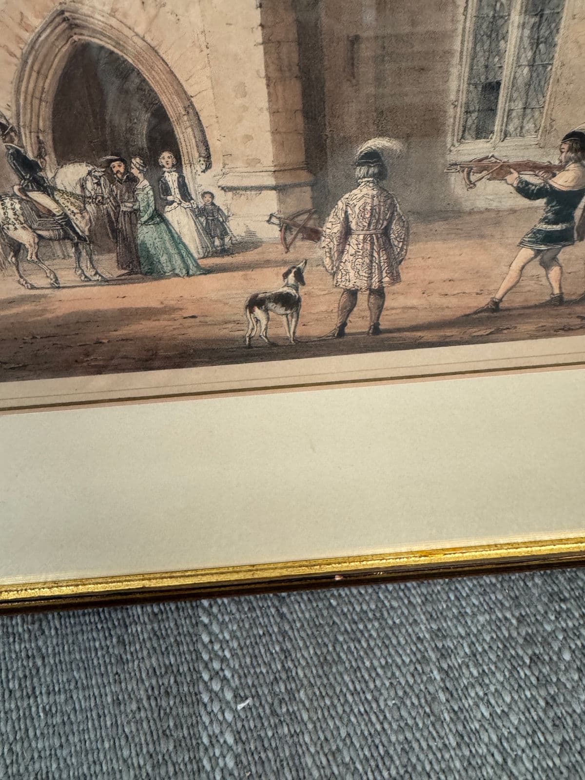 Early 20th Century Rafael J. Nash Penhurst Place Etching, Framed - Thumbnail 9