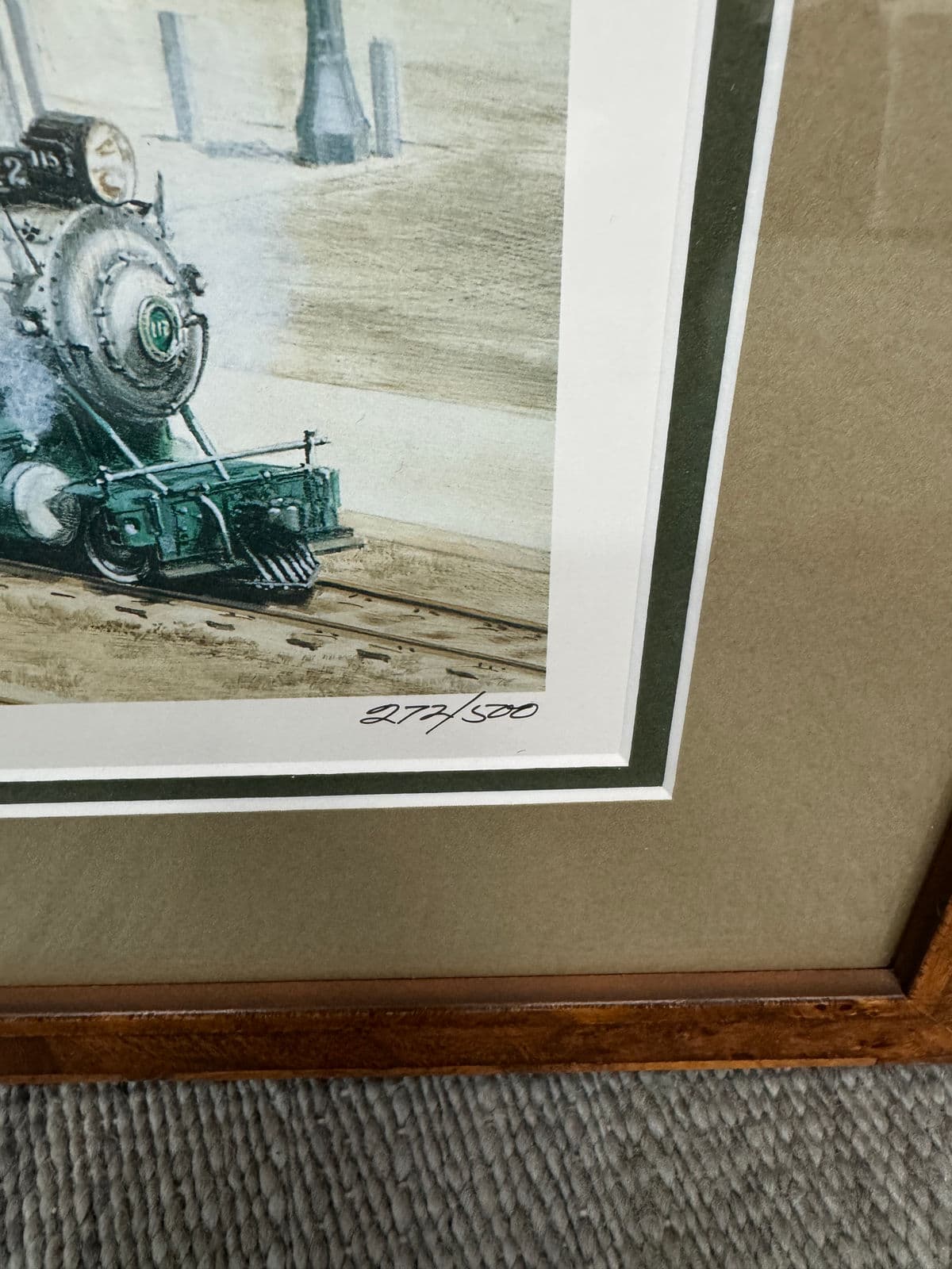 M F Kotowski Santa Rosa Train Yard Print, Framed - Thumbnail 9