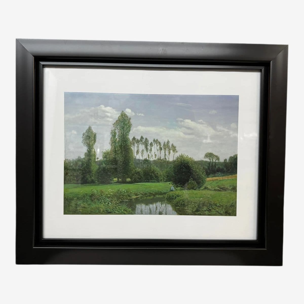 Claude Monet "View at Rouelles, Le Havre" Reproduction Print - Image 1