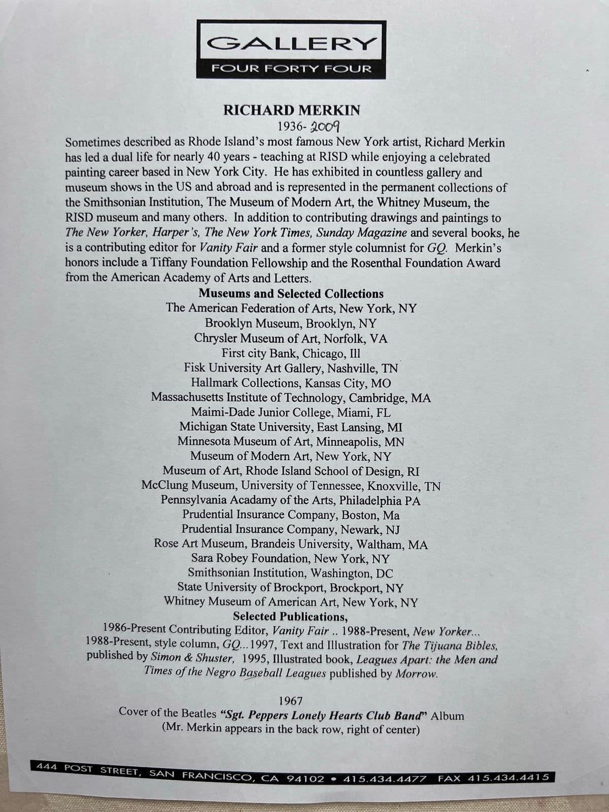 Circa 1993-95 Richard Merkin "The Archivist" Oil on Canvas Art Work, Signed - Thumbnail 12