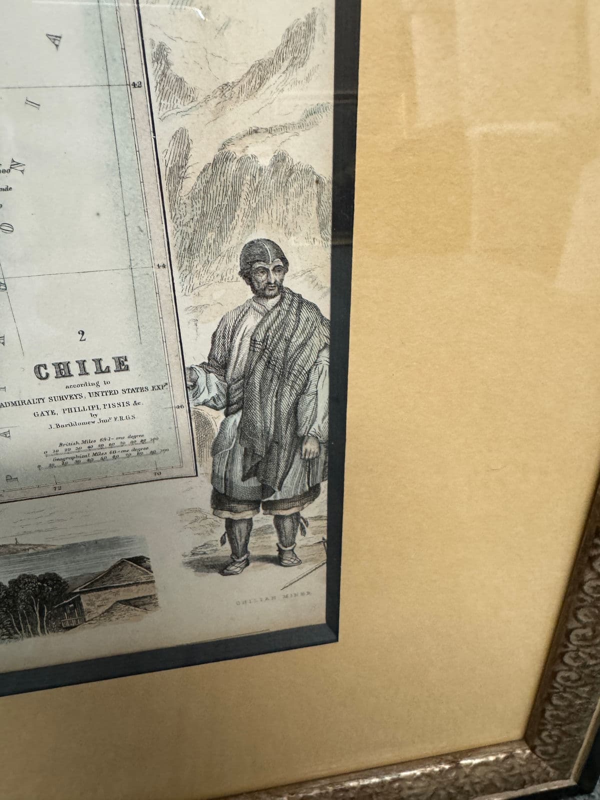 Circa 1860 West Coast of South America Original Print + Certificate of Authenticity - Thumbnail 10