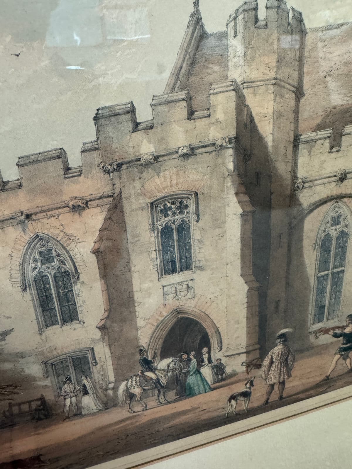 Early 20th Century Rafael J. Nash Penhurst Place Etching, Framed - Thumbnail 12