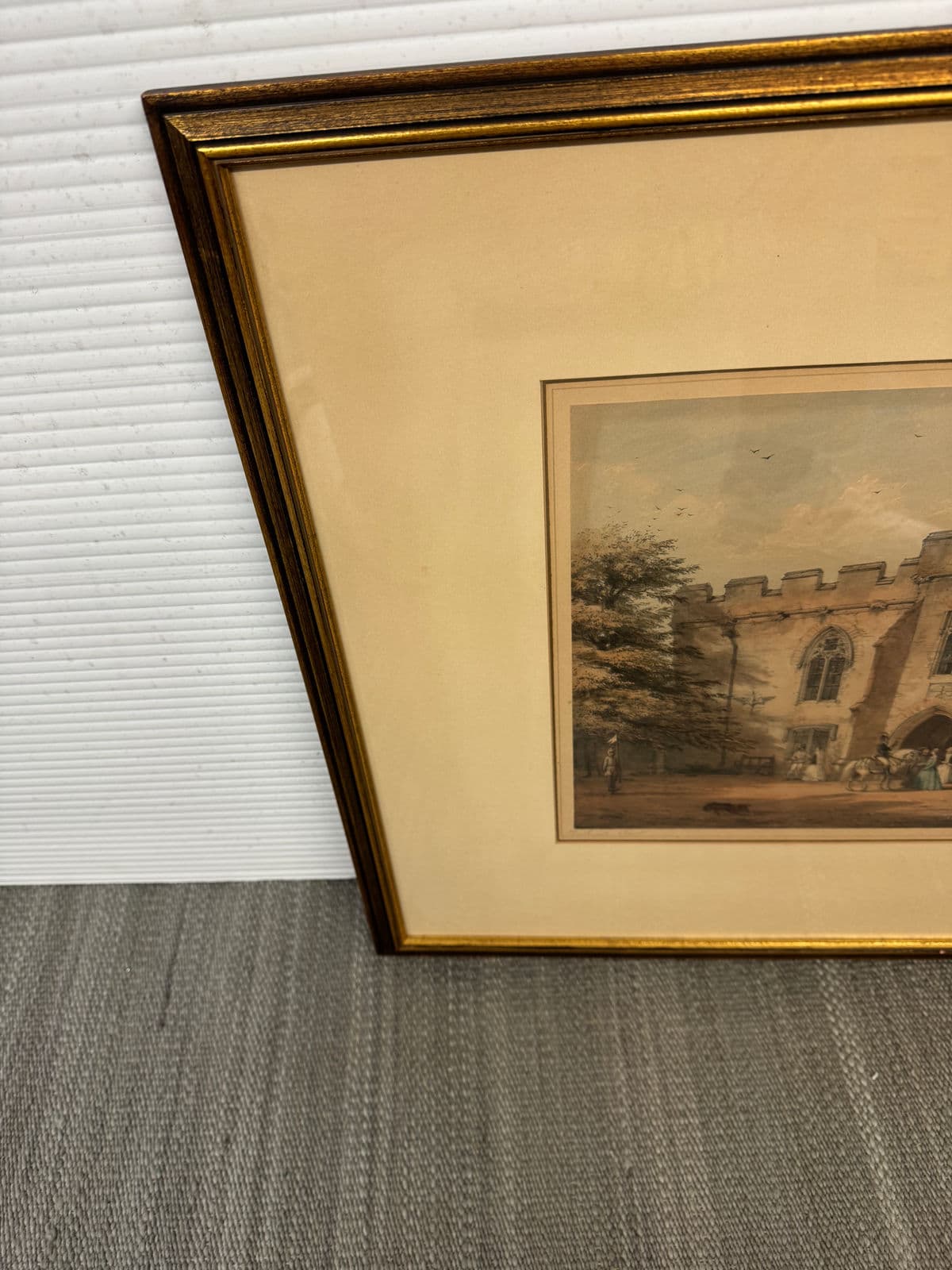 Early 20th Century Rafael J. Nash Penhurst Place Etching, Framed - Thumbnail 5