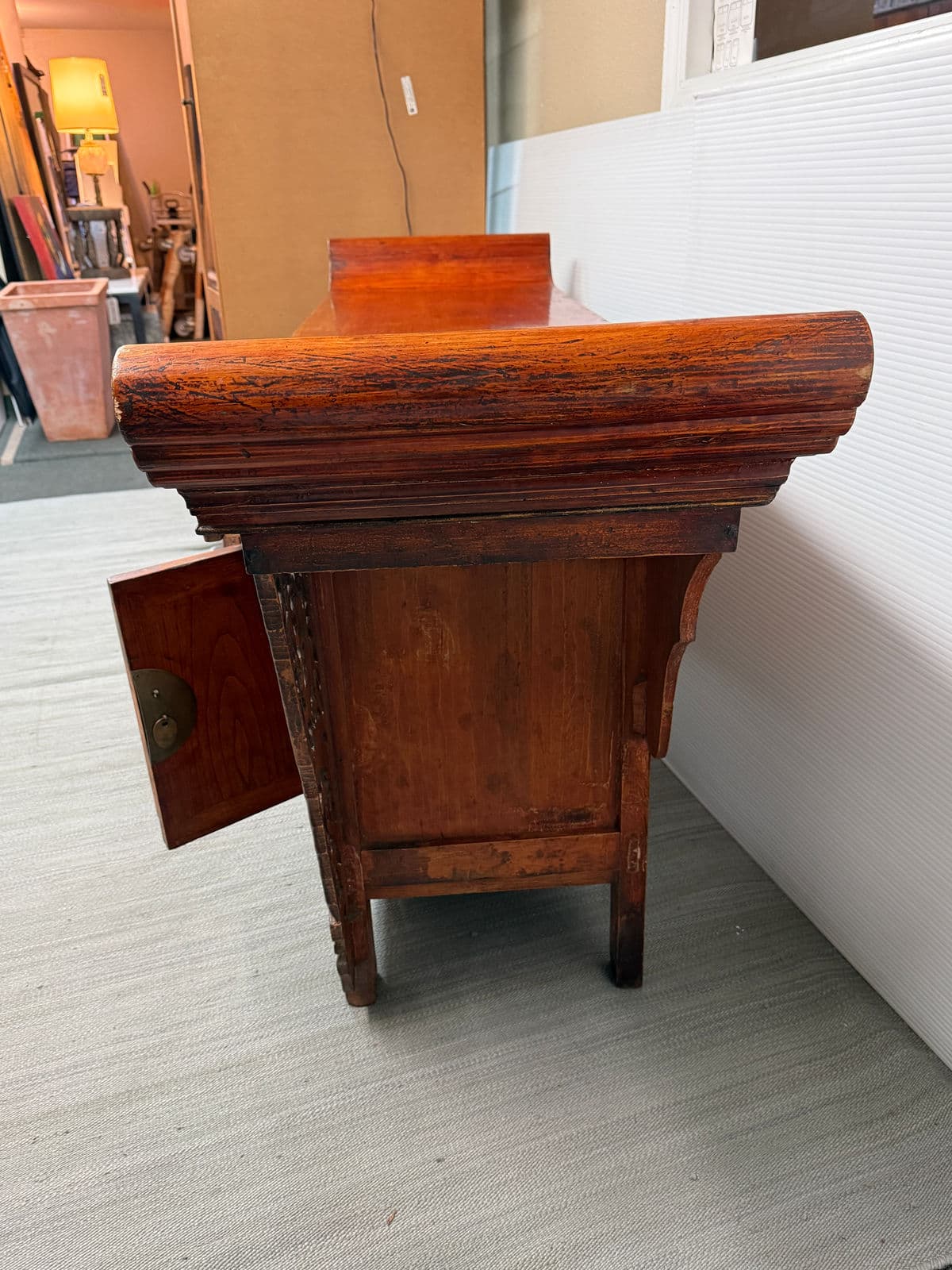 Antique Chinese Tongzhi Style Altar Cabinet - Thumbnail 11