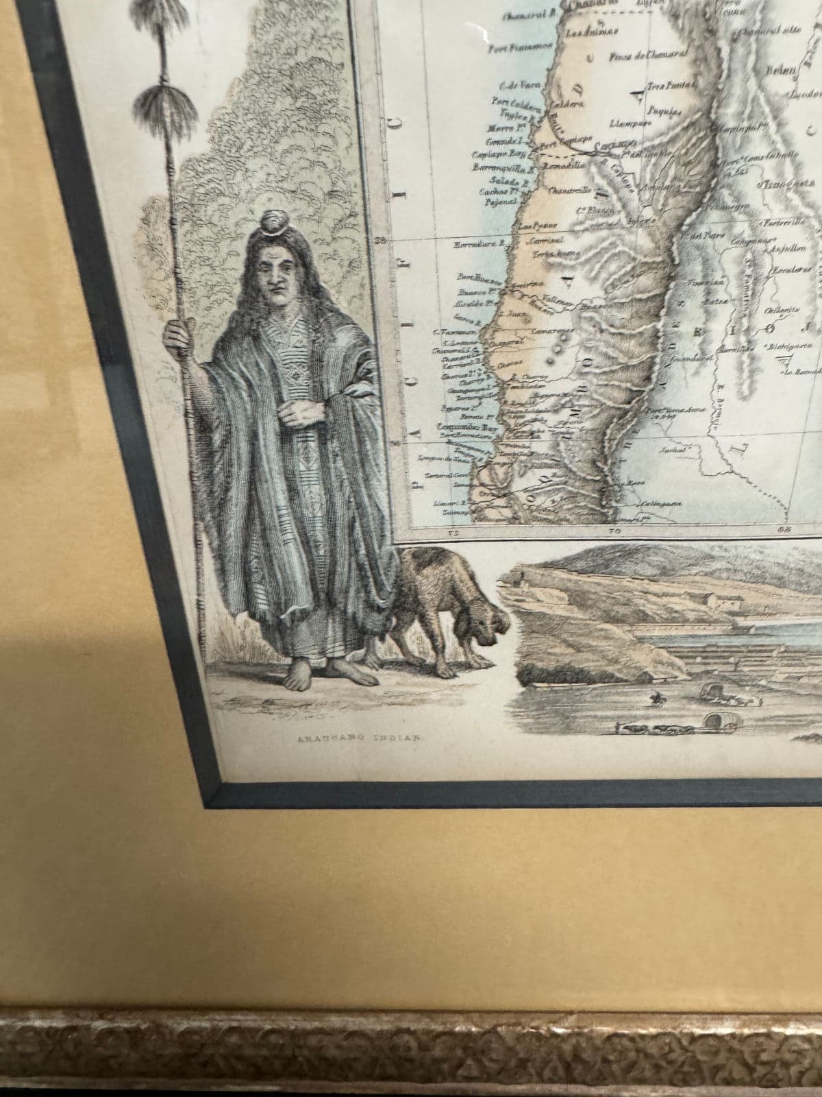 Circa 1860 West Coast of South America Original Print + Certificate of Authenticity - Thumbnail 9