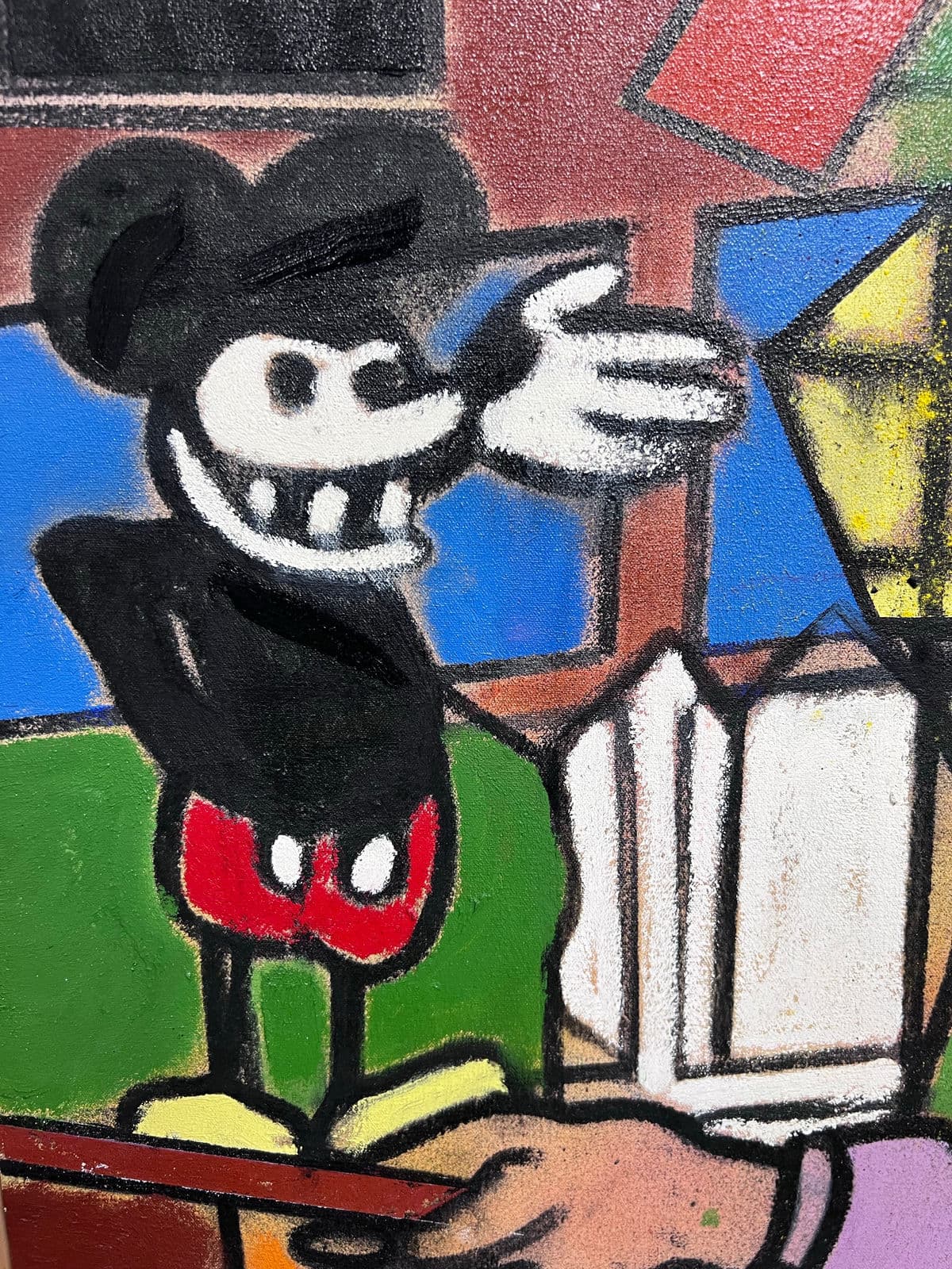 Circa 1993-95 Richard Merkin "The Archivist" Oil on Canvas Art Work, Signed - Thumbnail 9