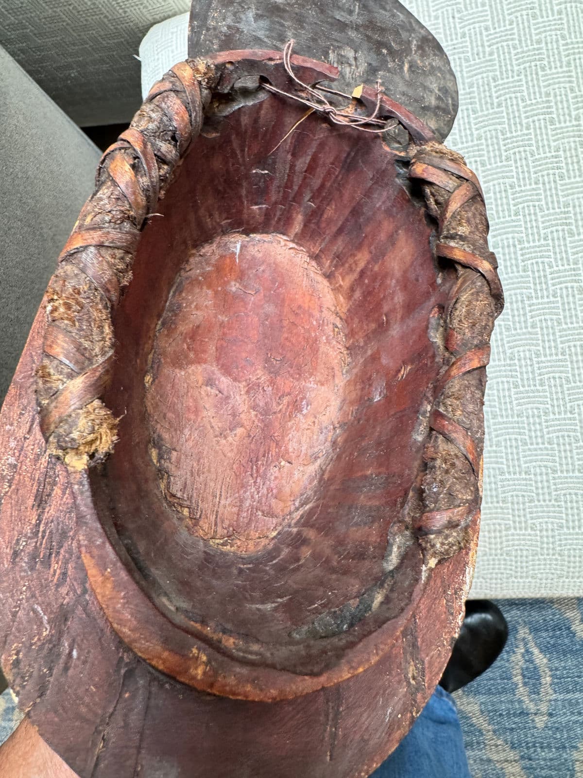 Côte d'Ivoire Guro Tribe Bird Crest Mask - Thumbnail 13