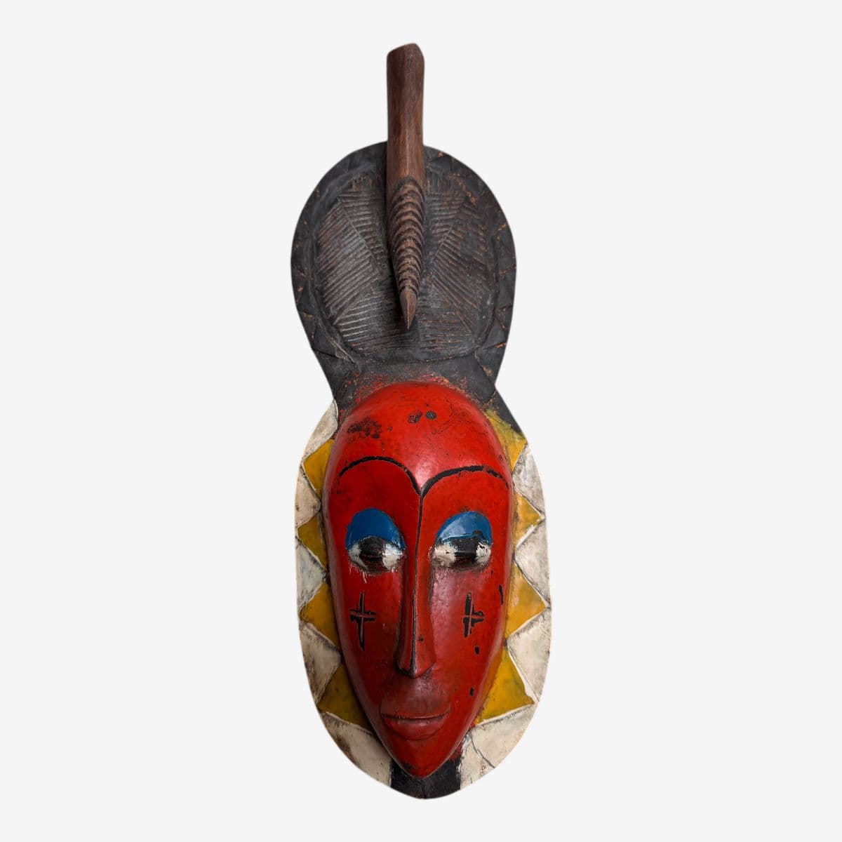 Côte d'Ivoire Guro Tribe Bird Crest Mask - Image 1
