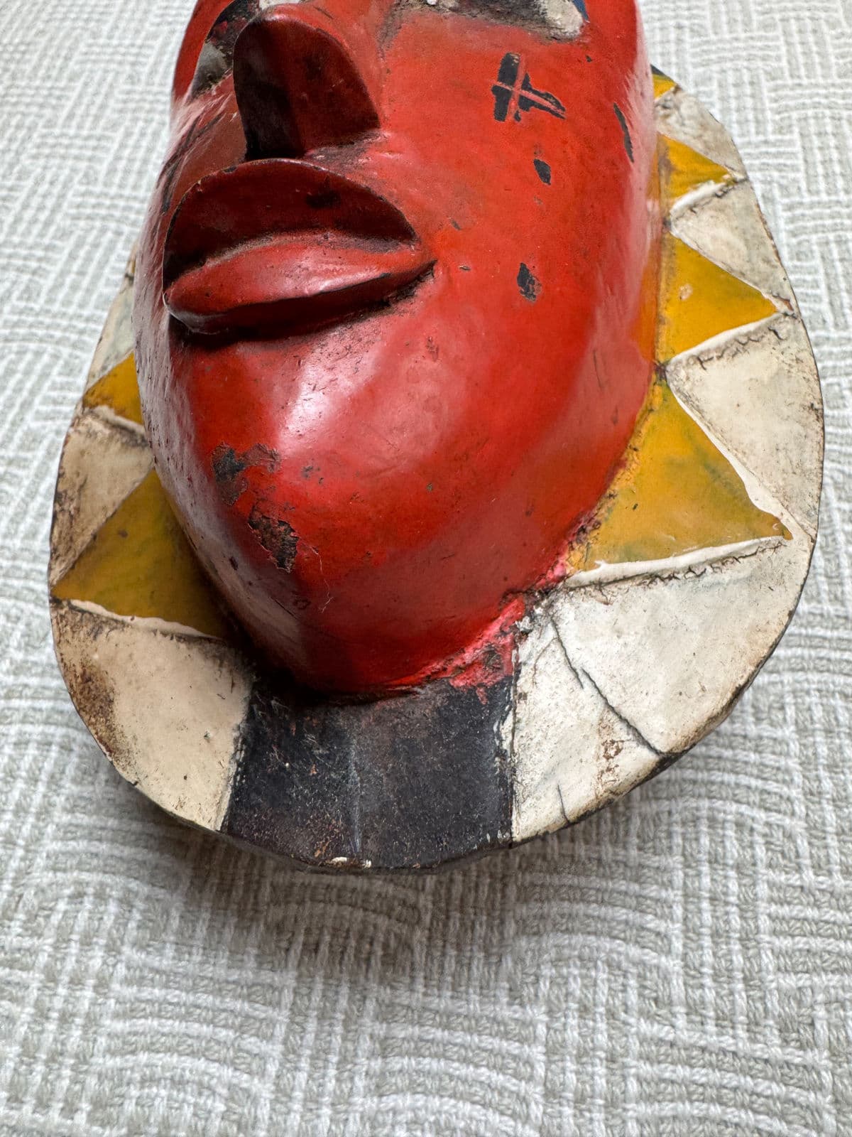 Côte d'Ivoire Guro Tribe Bird Crest Mask - Thumbnail 6