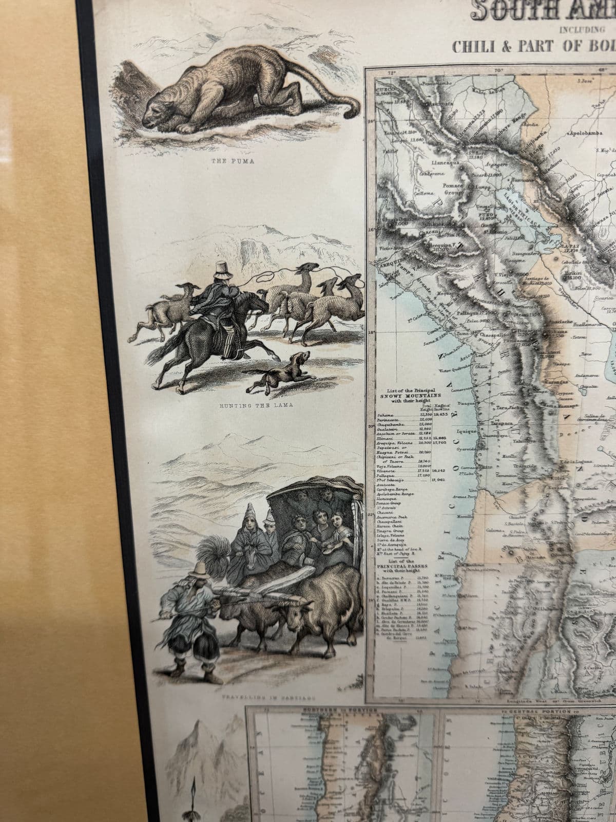 Circa 1860 West Coast of South America Original Print + Certificate of Authenticity - Thumbnail 8