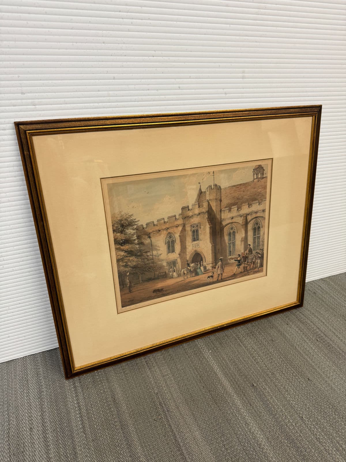 Early 20th Century Rafael J. Nash Penhurst Place Etching, Framed - Thumbnail 3