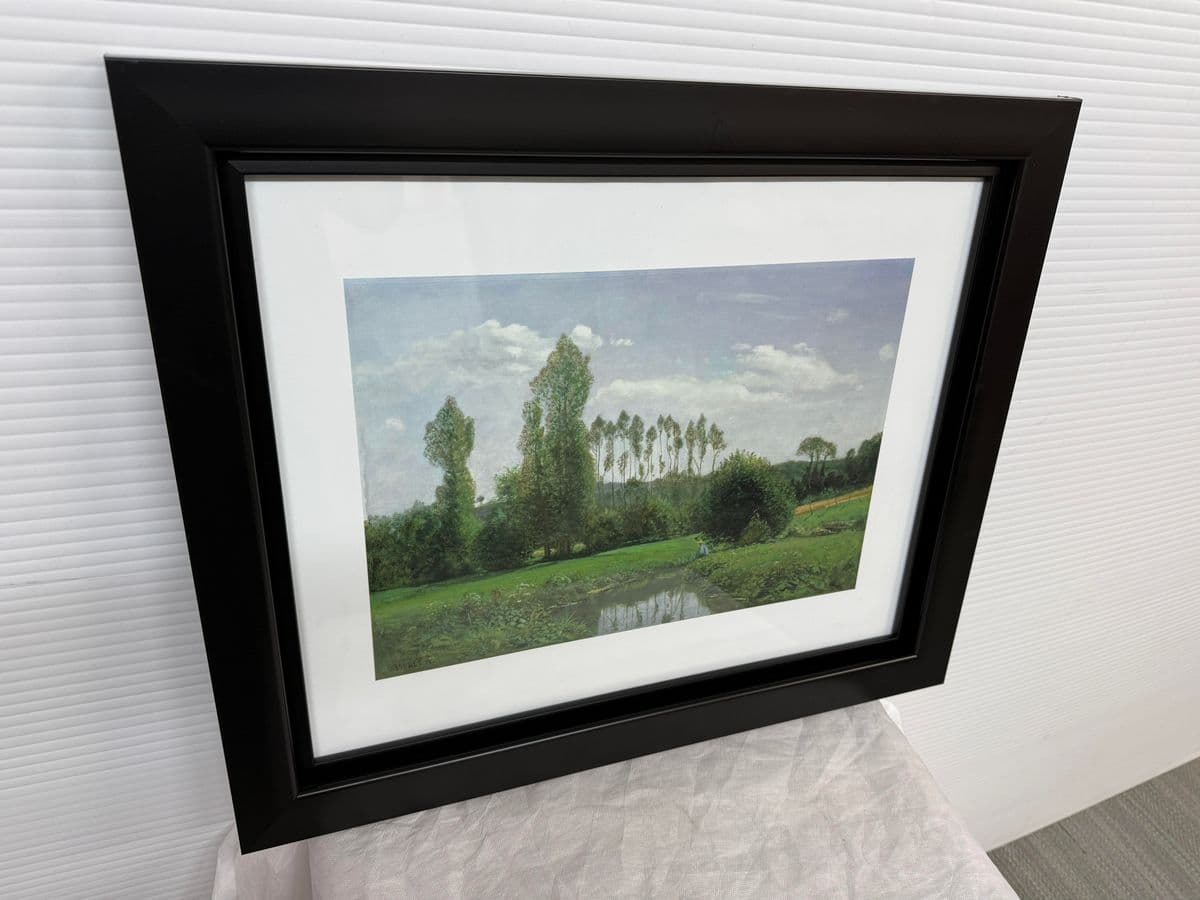 Claude Monet "View at Rouelles, Le Havre" Reproduction Print - Thumbnail 3