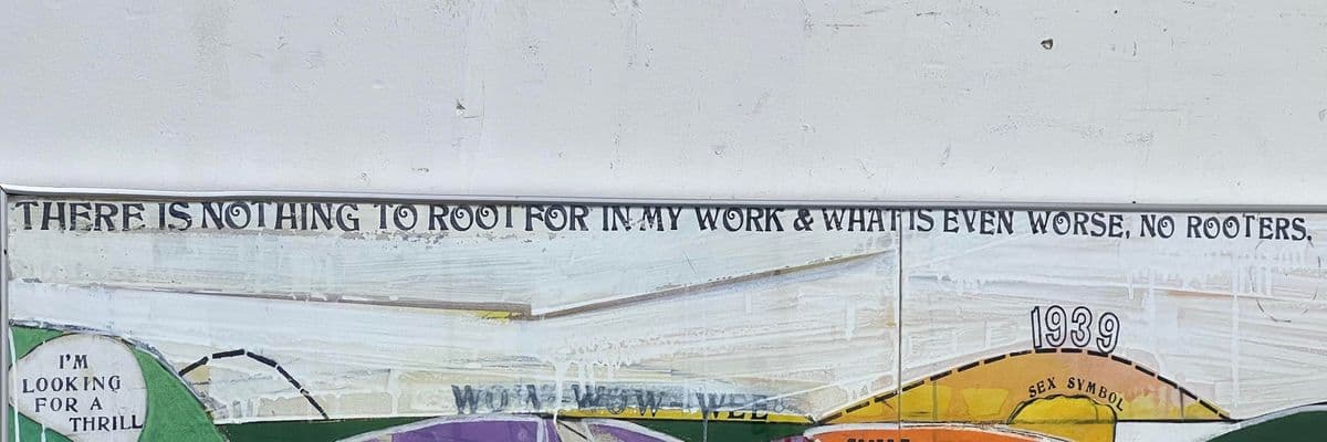 Richard Merkin "An Evening With Adolphe Menjou" Mixed Media Art Work, Framed - Thumbnail 9