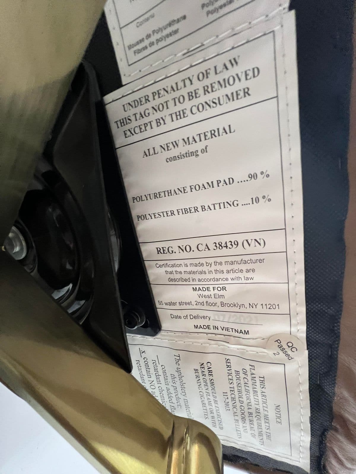 West Elm Mid Century Leather Swivel Counter Stool - Thumbnail 12