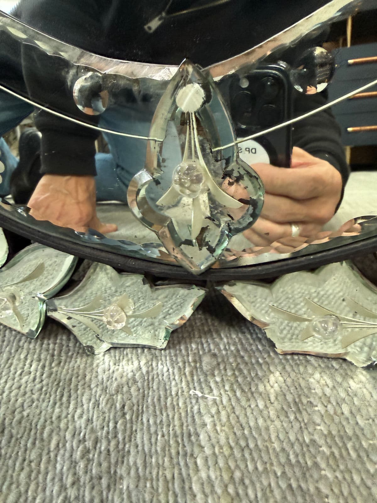 Vintage Venetian Style Wall Mirror - Thumbnail 8