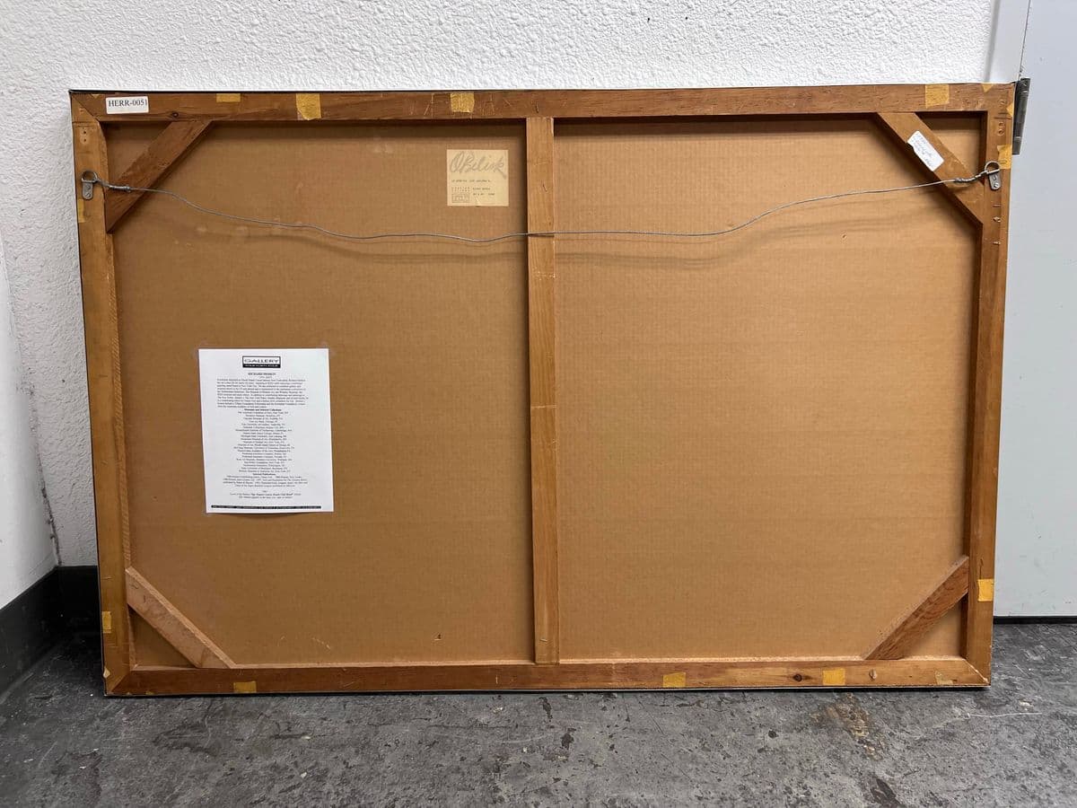 Richard Merkin "An Evening With Adolphe Menjou" Mixed Media Art Work, Framed - Thumbnail 10