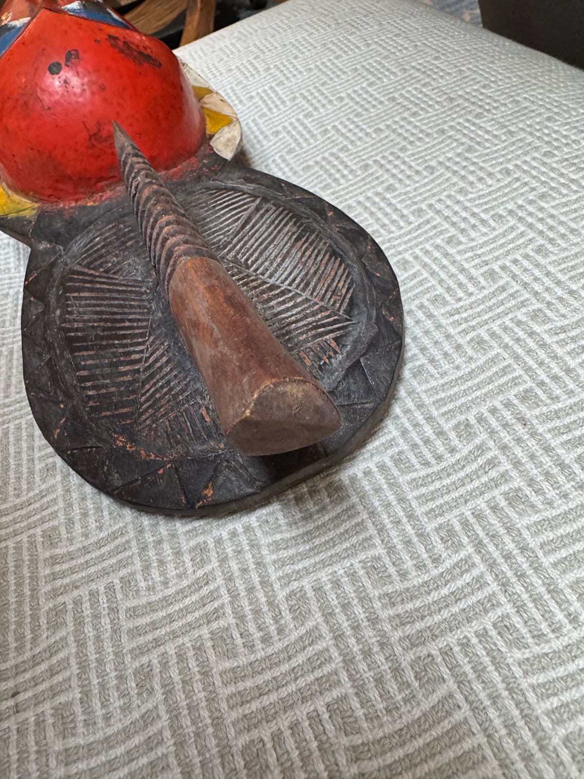 Côte d'Ivoire Guro Tribe Bird Crest Mask - Thumbnail 11