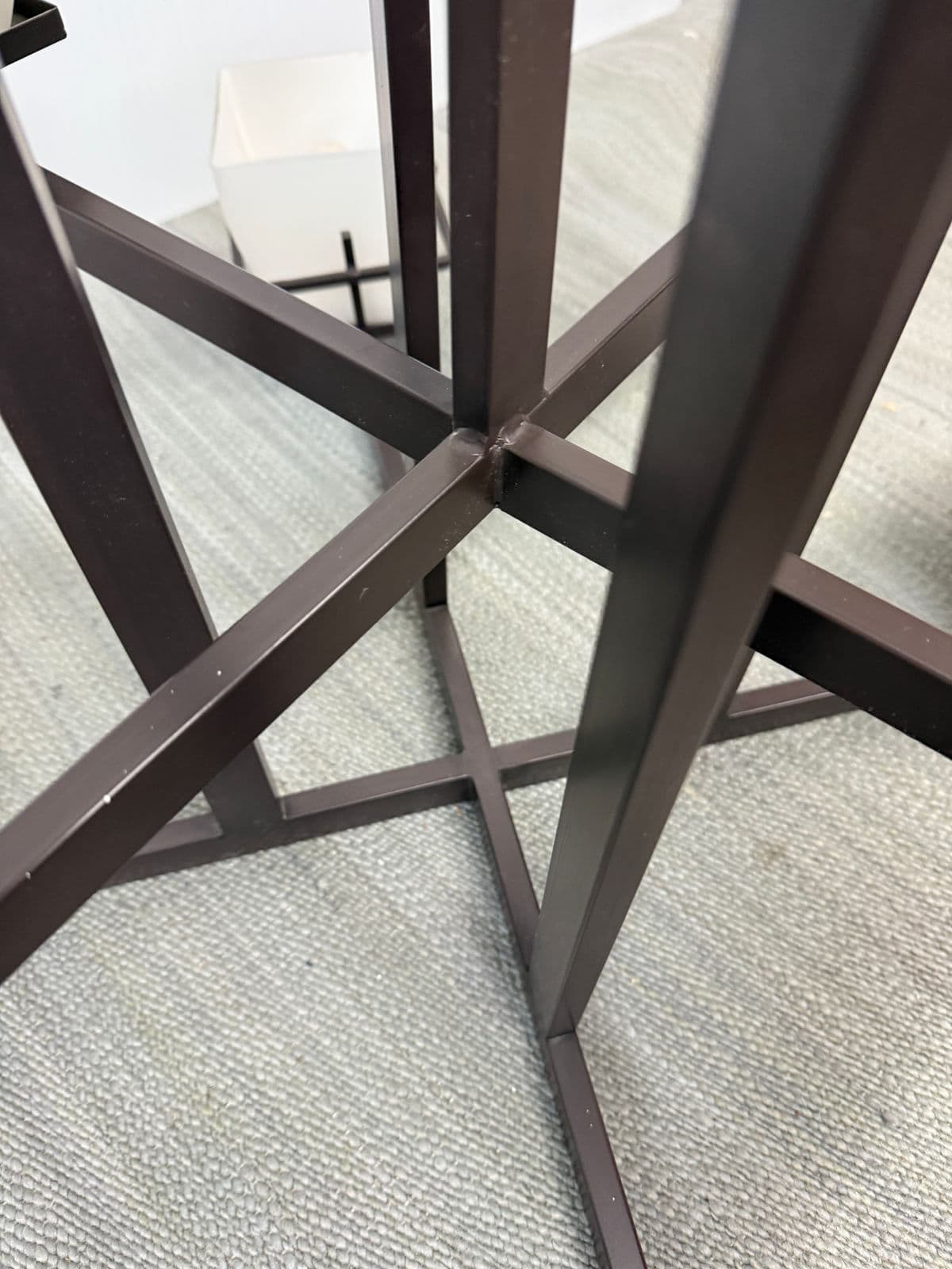 Contemporary Bronze + Glass Chandelier - Thumbnail 8