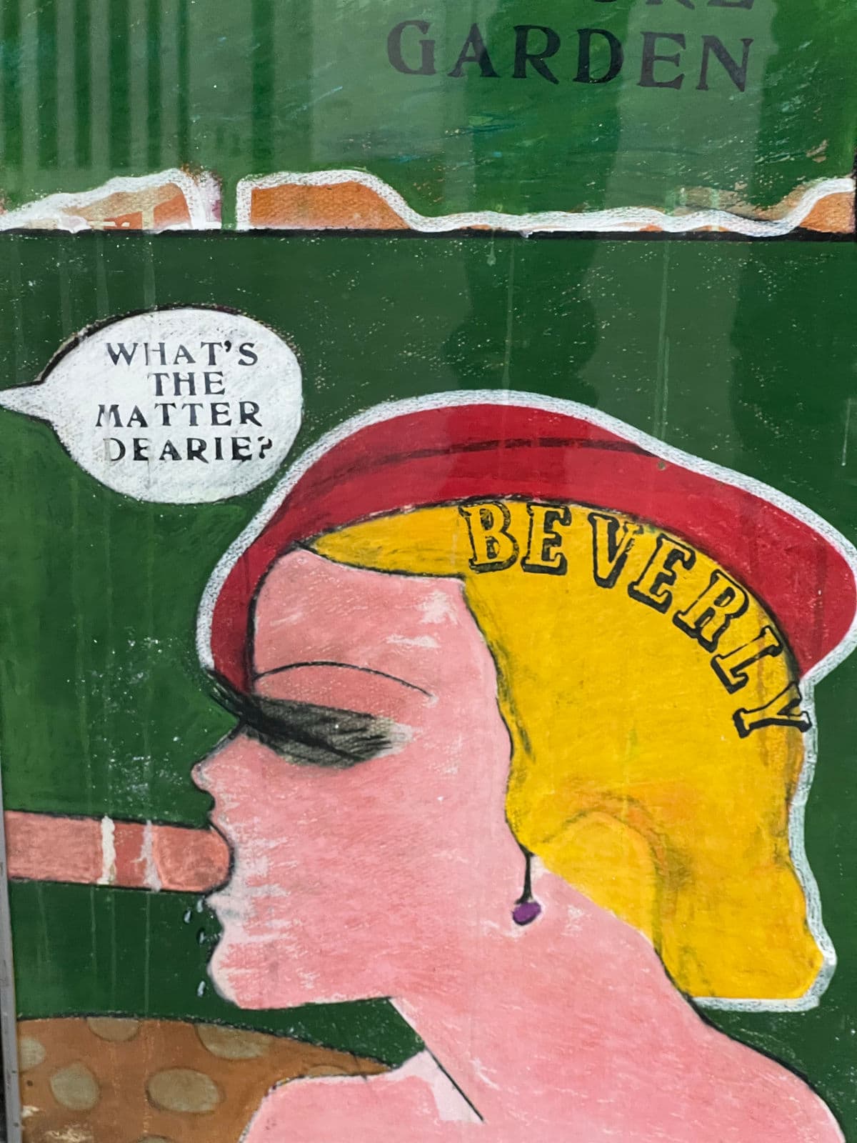 Richard Merkin "An Evening With Adolphe Menjou" Mixed Media Art Work, Framed - Thumbnail 8