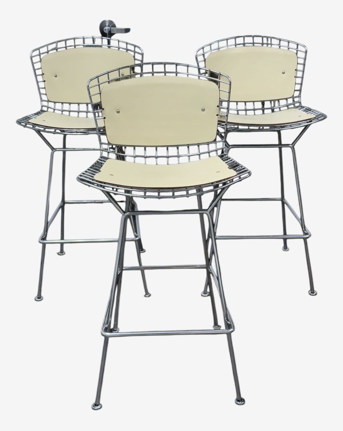 Harry Bertoia for Knoll Bertoia Bar Stools, Set of Three - Image 1