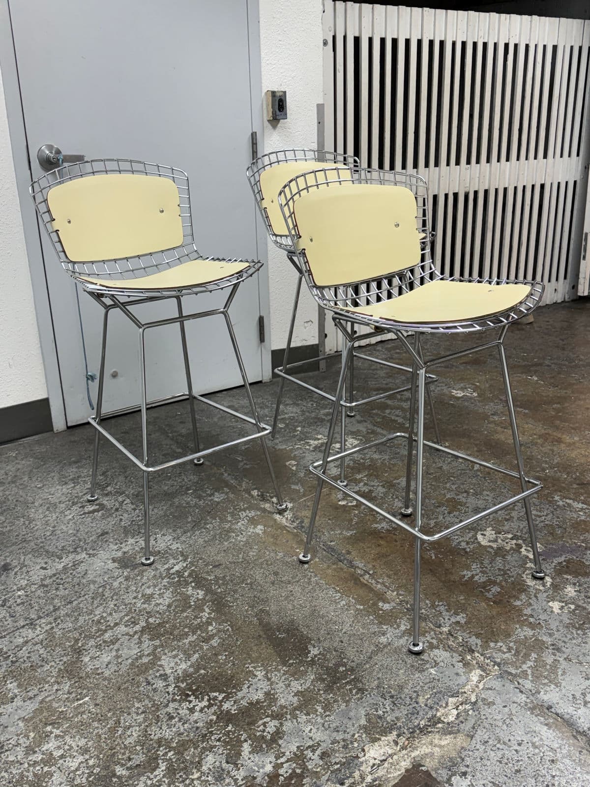 Harry Bertoia for Knoll Bertoia Bar Stools, Set of Three - Thumbnail 5