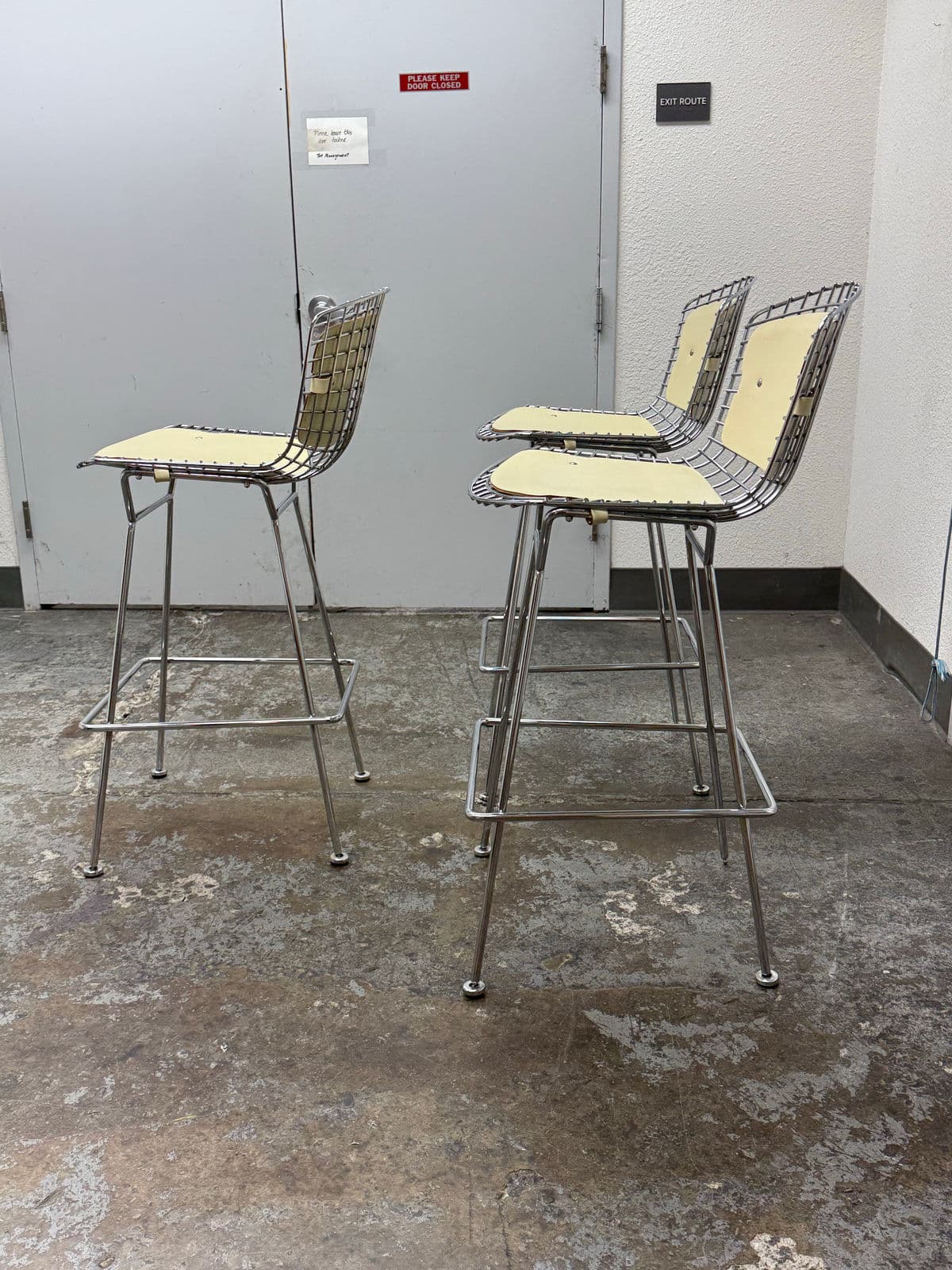 Harry Bertoia for Knoll Bertoia Bar Stools, Set of Three - Thumbnail 6